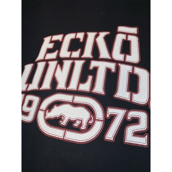 Ecko Unltd Vintage Y2K Oversize Graphic Black Red Short Sleeve T Shirt Large - Picture 5 of 7